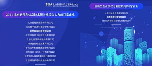 國雙雙榜題名！榮登2021北京軟件和信息服務業(yè)年度榜單，引領工業(yè)互聯(lián)網(wǎng)數(shù)據(jù)服務